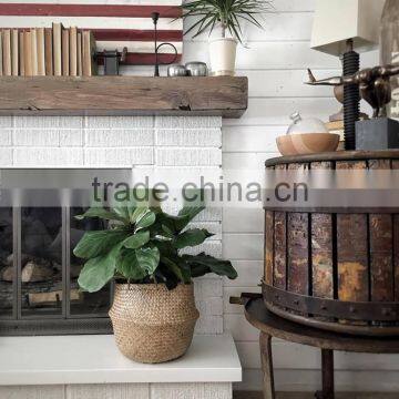 Natural Belly Seagrass Basket / Planter for Home Decoration photo-5