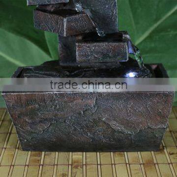 Spiral Staircase Tabletop Water Fountain With LED Light photo-3