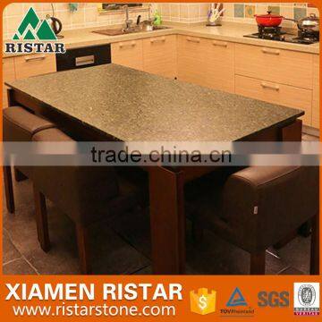 Black granite stone square dining table top