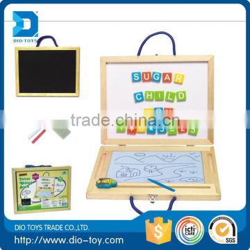 best selling items drawing board wooden toy craft for wholesales with number & letter