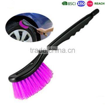 factory price water flow through car wash brush for wheel