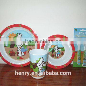Melamine 5pcs Children Dinner Set photo-4