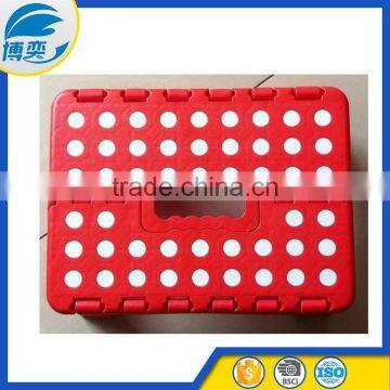 Portable Kids Cheap Bathroom Step Plastic Folding Foot Stool photo-3