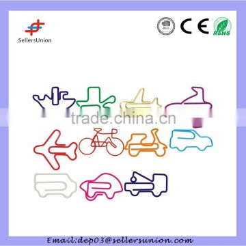 Promotional Gifts Stationery Supplies Funny Bike Shape Paper Clips