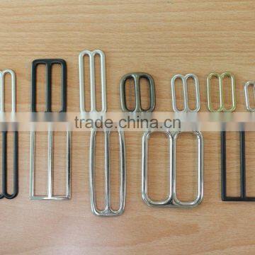 High Quality Zinc Alloy Flat Adjustable Metal Slide Adjuster Nickel Plate Black Brass Plate photo-2