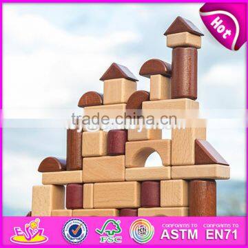 2017 New Design Best Construction Natural Wooden Building Toys for Children W13A132 photo-4