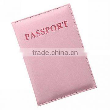 New Universal Womens Mens PU Leather Passport Holder Cover Ticket Protector Case