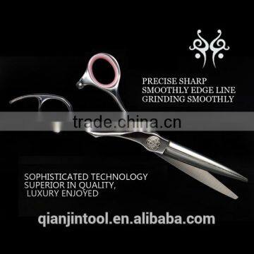 GU-575G JC158 High Quality Damascus Layer Steel Hair Cutting Scissors With Beautiful Finger photo-5