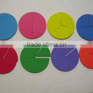 EVA FOAM TEACHING AIDS,EDUCATIONAL FOAM MATH FRACTION SET photo-2