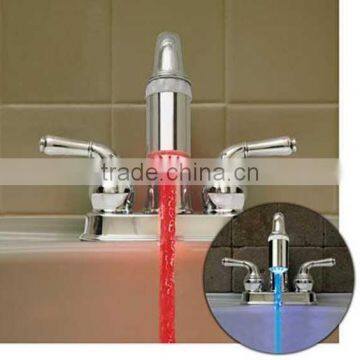 LED Water Faucet Three Color Temperature Sensor Glow Water Faucet