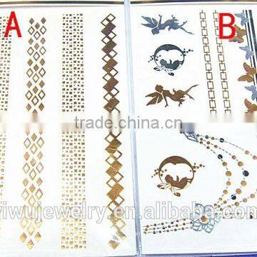 T001-012 Women Beauty And Personal Care Body Art Tattoo Sexy Body Temporary Tattoo Sticker