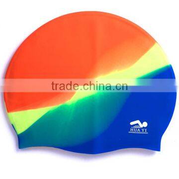 Printing logo waterproof cheap wholesales durable waterproof swimming caps