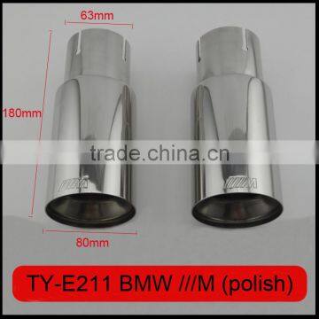 Auto Tuning Stainless Exhaust Tips Laser M Polish for Bmw photo-5