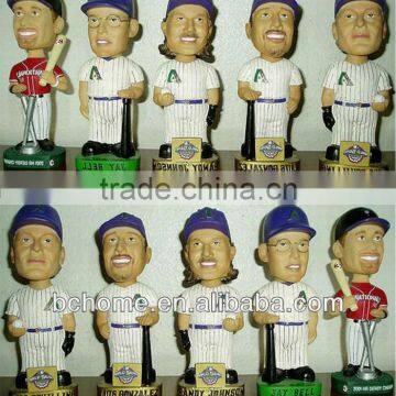 baseball player bobble heads figures