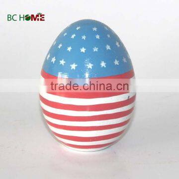 Flag Customized resin egg easter