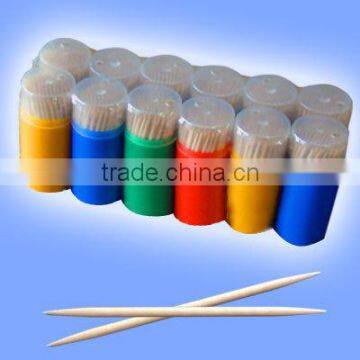 Wholesale Christmas Decorative Disposable Wooden Bulked Toothpicks