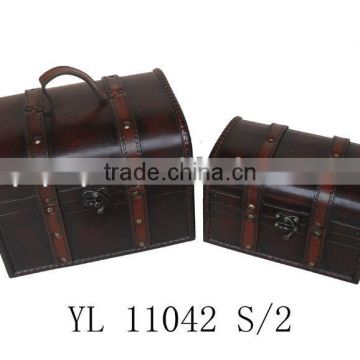 Antique Wood Storage Box YL11042