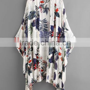 latest clothing designs for women chiffon loose cardigan kimono open front Kimono