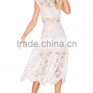 New Design Elegant Women Lace Dress Fashion Boutique Dress photo-4