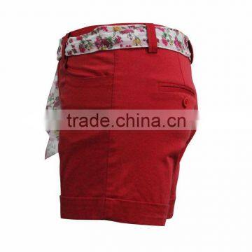 Fashion Designer Women Clothes Manufacturer 100% Cotton Ladies Shorts photo-3