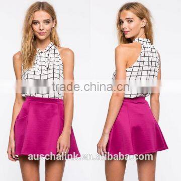 2016 New Design Young Lady Cheap Flared Skirts photo-6