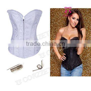 Jacquard Body Slimming Corset Wholesale Steel Bone