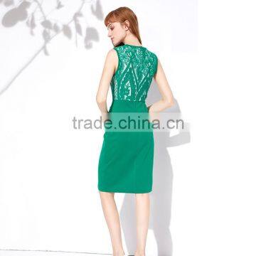 Maxnegio Formal Ladies Official Green Dresses photo-5