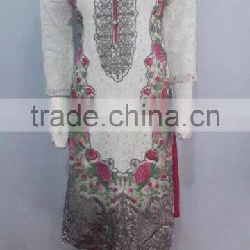 Pakistani net dress