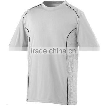 Youth Winning Streak Crew Jersey 100% Polyester Wicking Smooth Knit Customize Contrast Color Piping On Shoulder Mens Tee photo-4