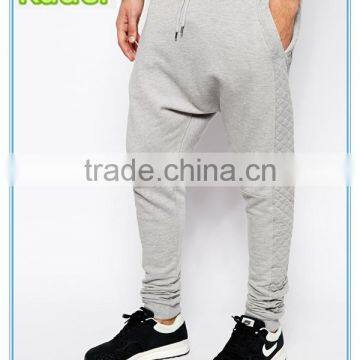 Drop crotch mens sweatpants wholesale harem sweat pants