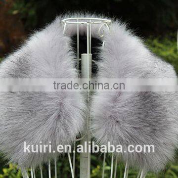 2015 Winter Warm Women's Rabbit Fur Fox Fur Collar Hooded Natural Scarfs Faux Fur Collar photo-3