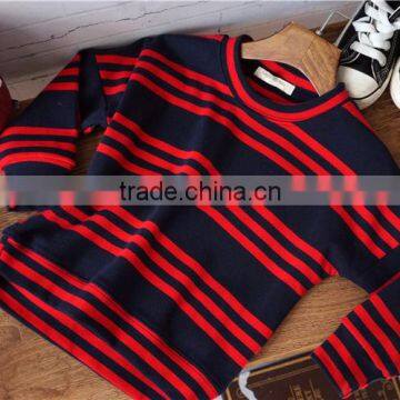 S16440A New 2017 Fashion Spring Childrens Stripe Long-sleeved Sweatshirts photo-2