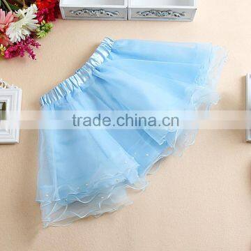 S80092A Bead Organza Ruffled Skirt Bitter Fleabane Bitter Fleabane Skirt Princess Dress Skirts photo-3