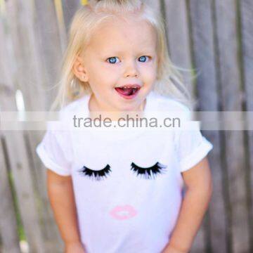 S17495A Summer Clothes Girls t Shirts Cotton Cartoon Tee photo-2