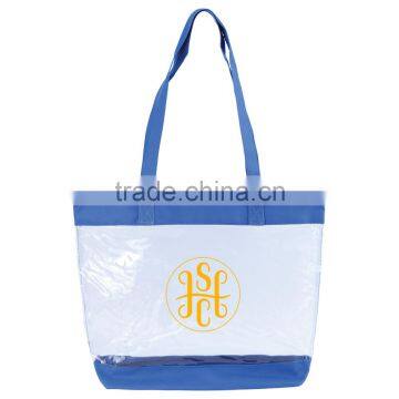 Clear Tote Bag - NFL Security Approved, Made of Clear Vinyl With 600 Denier Polyester Base and Handles and Comes With Your Logo. photo-5