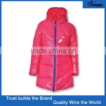 2016 Women Long Fashionable 90% Down 10% Feather Jacket photo-5