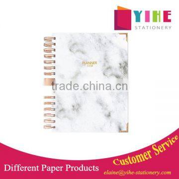 customize A4/A5/A6 different kinds of planner /noteboo/diary planner /wire-o planner with emboss/deboss logo ,