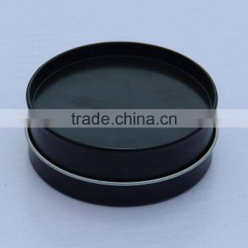 R1885H Black Matt Colour Round Tin Can 250ml Aluminium Tin Black photo-6