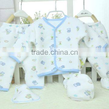 Wholesales Spring Printing Baby Clothes Romper Set photo-3