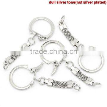 30Pcs/pack New Design Silver Tone Key Chains & Key Rings