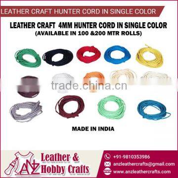 Highly Reliable Leather Craft Hunter Cord in Single Color