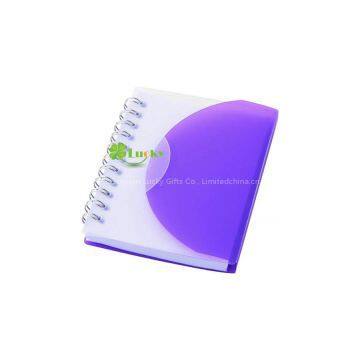 Cute Sationery Note Pad Notebook x 5 Spiral Bound with Neon Pads A7 Purple Book Note Journal