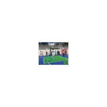 Plastic Indoor Basketball Sports Flooring, Suspended Modular Sport Court Floor