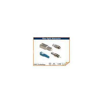 Broadband Network Fiber Optic LC Attenuator 15db 20db , Single-mode