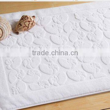 China supplier cheap Pakistan Plain weave white bath mat floor towel