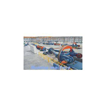 Cabling machine for cables and wires