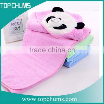 Animal Face Hooded Woven Terry Baby Towel, bath towel, baby robe