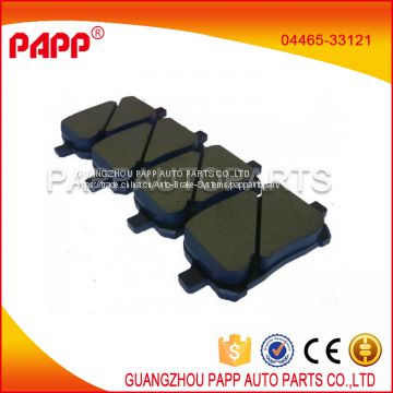 China brake pads factory for toyota camry rx300 04465-33121