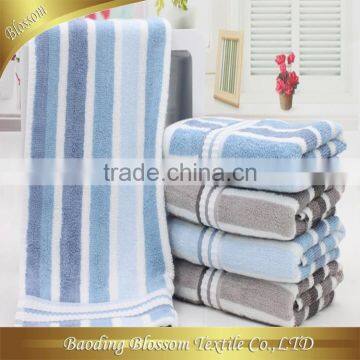 new design for sports china supplier bamboo towel jacquard yarn dyed gym towel 30*90cm