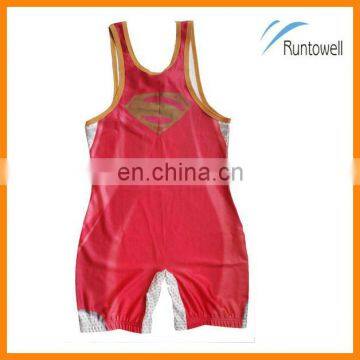 custom design sublimated wholesale lycra wrestling/ youth wrestling singlet/ youth wrestling singlet